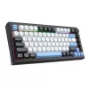Mechaninė klaviatūra REDRAGON K732WLB-RGB-PRO URANUS PRO — 65%, USB + RF + Bluetooth, QWERTY, 1,5 m laidas, Juoda/Balta