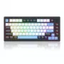 Mechaninė klaviatūra REDRAGON K732WLB-RGB-PRO URANUS PRO — 65%, USB + RF + Bluetooth, QWERTY, 1,5 m laidas, Juoda/Balta
