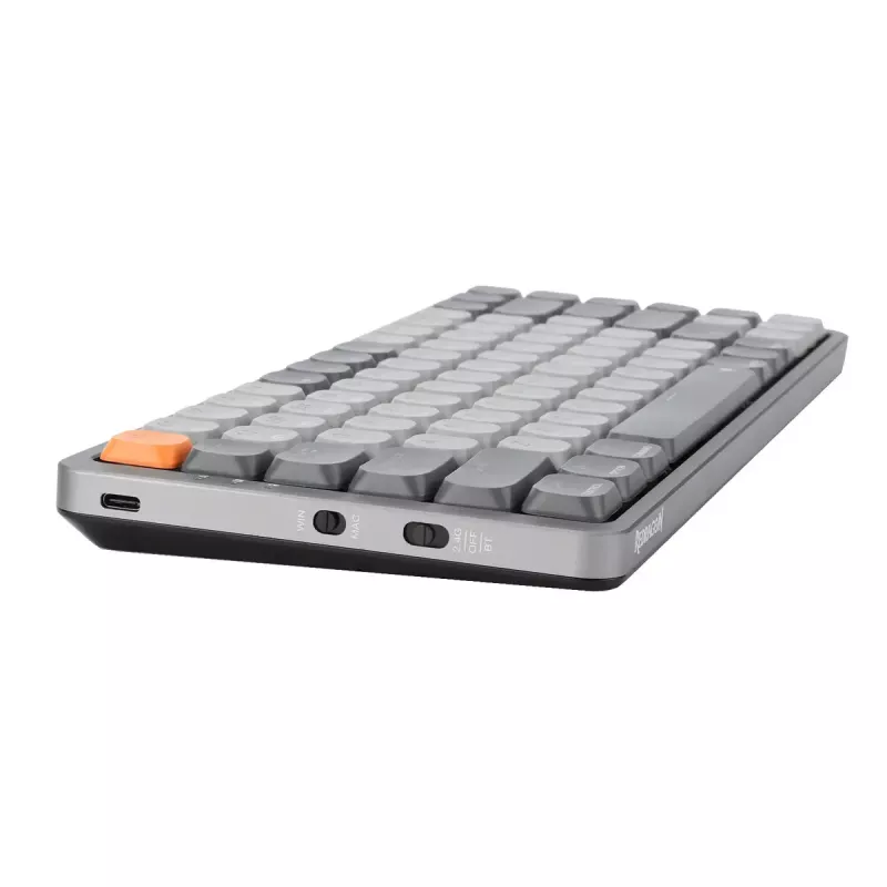 Mechaninė klaviatūra REDRAGON K652GG-RGB-PRO Azure pilka belaidė Bluetooth