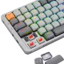 Mechaninė klaviatūra REDRAGON K652GG-RGB-PRO Azure pilka belaidė Bluetooth