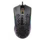 Laidinė žaidimų pelė REDRAGON M808-RGB Storm — USB Type-C, juoda, 85 g