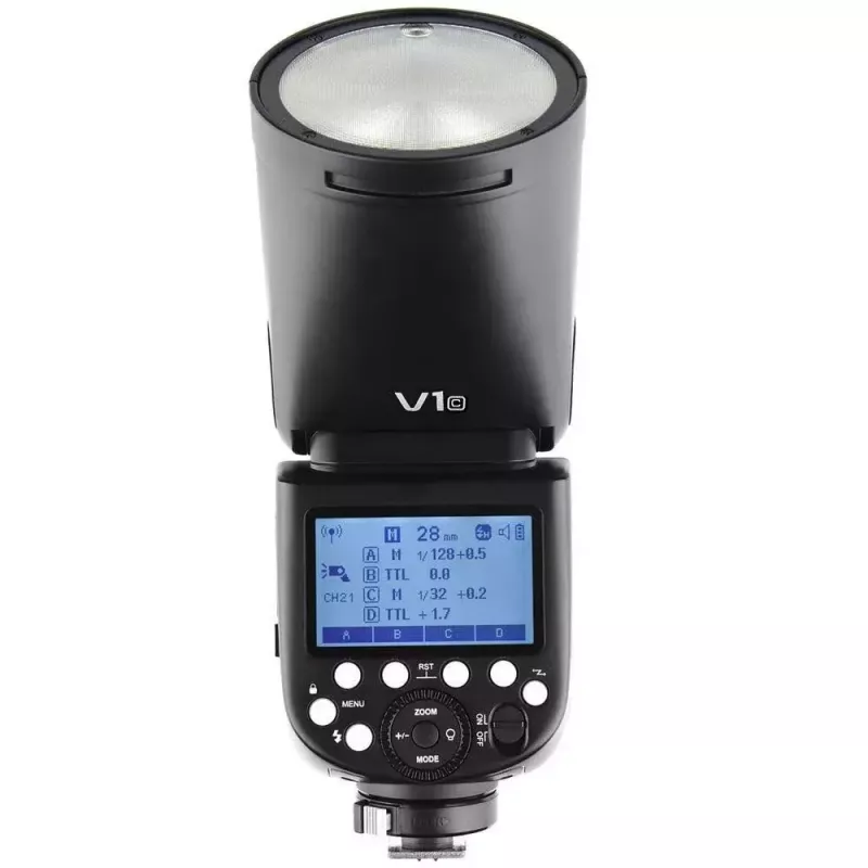 Blykstė Godox V1-C Juoda 1,5s įkrovimo laikas 420g