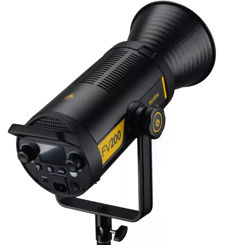 Godox FV200 studijinis hibridinis LED ir blykstės šviesos šaltinis 1/8000 s Juoda