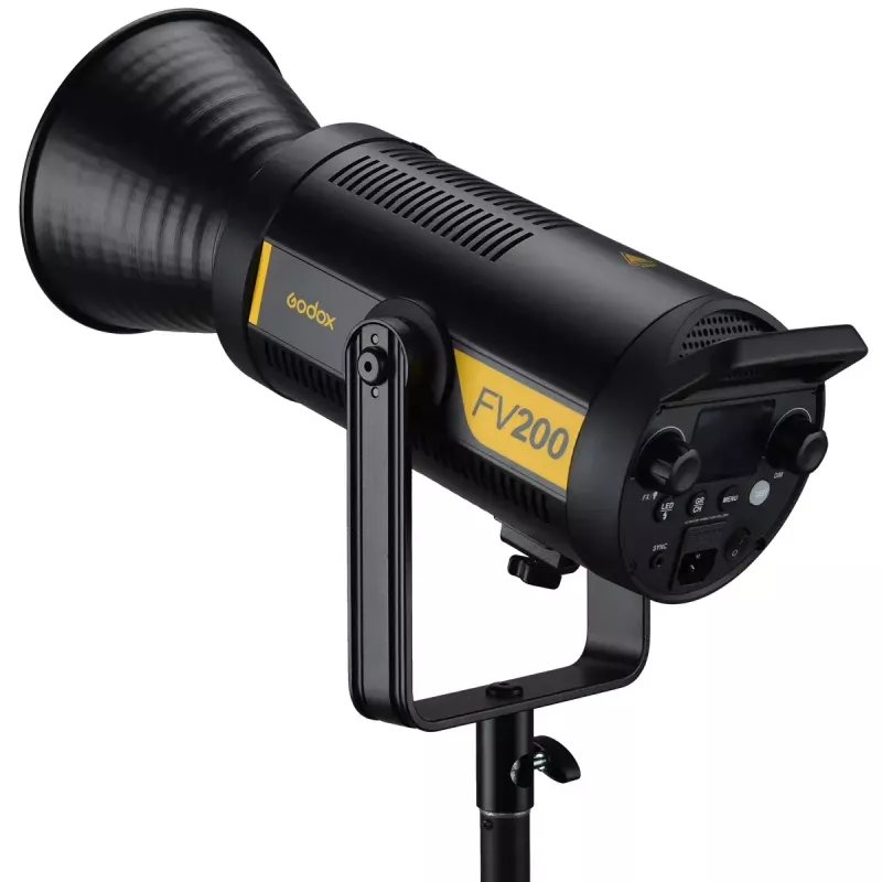 Godox FV200 studijinis hibridinis LED ir blykstės šviesos šaltinis 1/8000 s Juoda