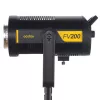 Godox FV200 studijinis hibridinis LED ir blykstės šviesos šaltinis 1/8000 s Juoda