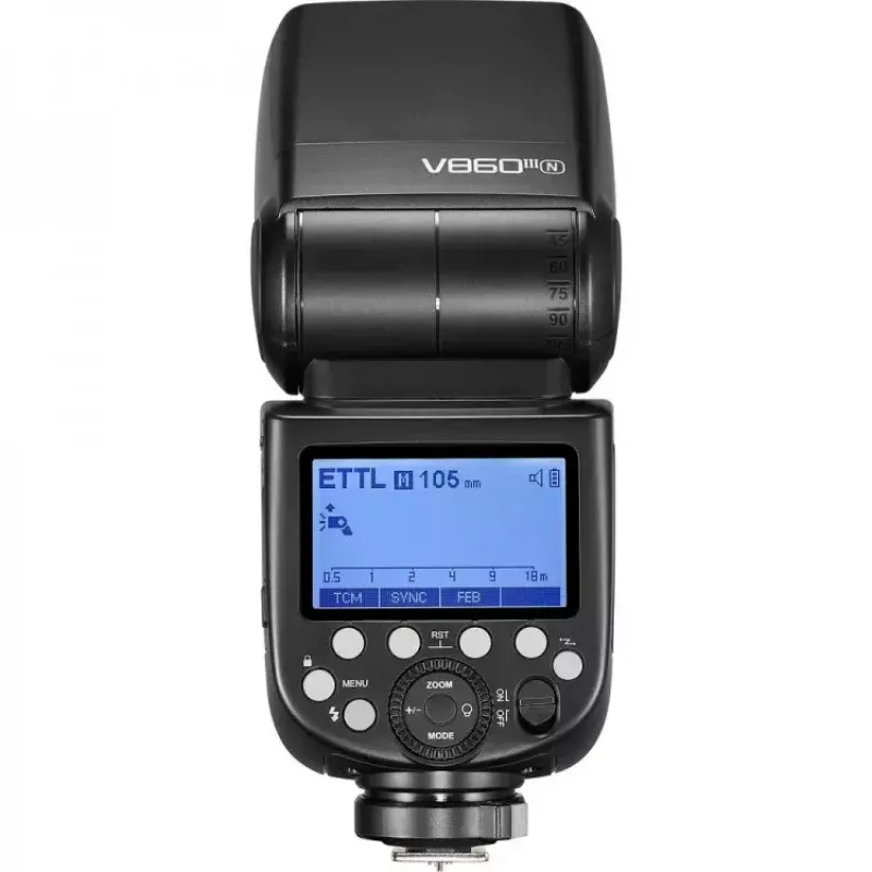Blykstė Godox Ving V860III juoda 1,5s įkrovimo laikas 530g