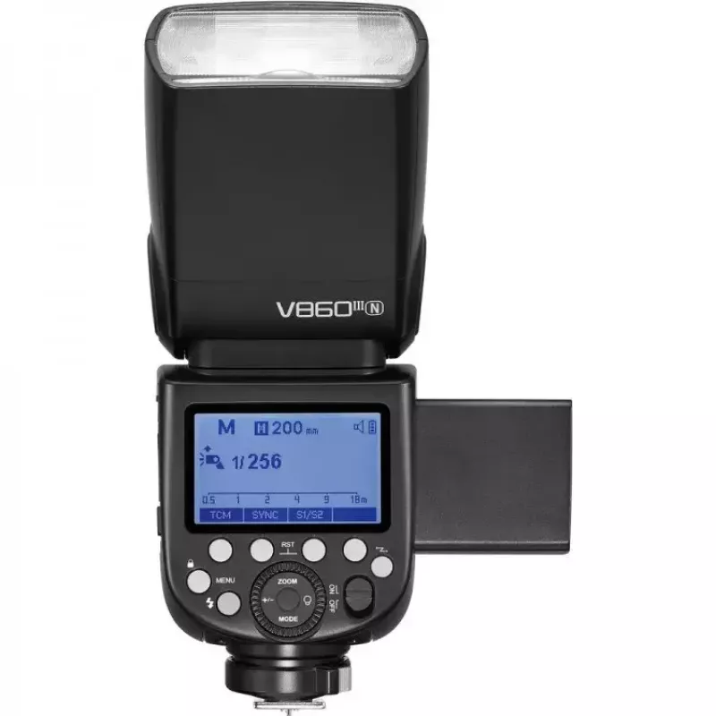 Blykstė Godox Ving V860III juoda 1,5s įkrovimo laikas 530g