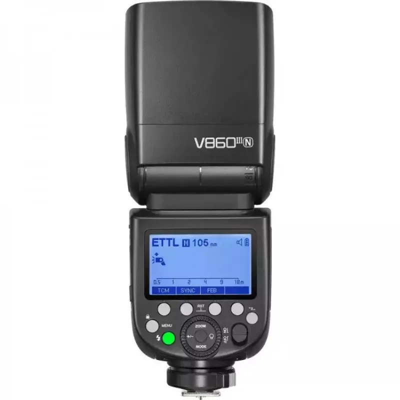 Blykstė Godox Ving V860III juoda 1,5s įkrovimo laikas 530g