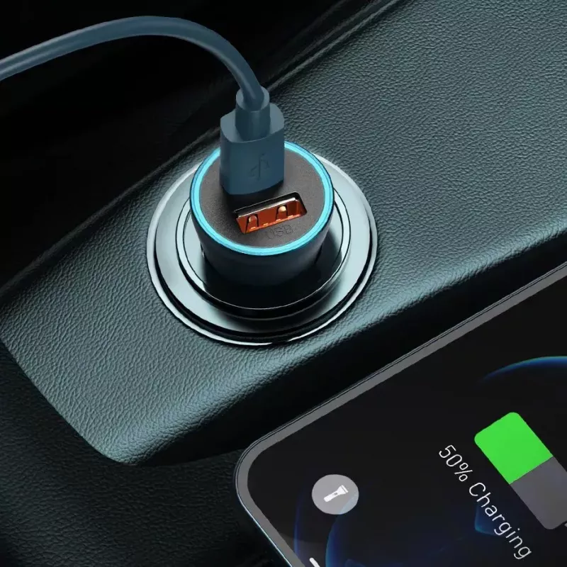 Automobilinis kroviklis Baseus TZCCJD-0G 40W Tamsiai pilkas