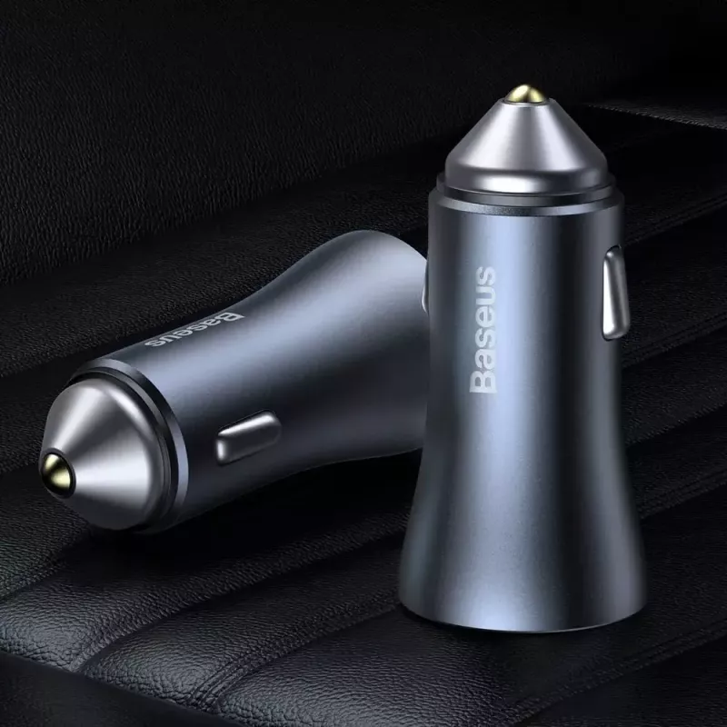 Automobilinis kroviklis Baseus TZCCJD-0G 40W Tamsiai pilkas