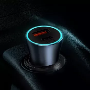 Automobilinis kroviklis Baseus TZCCJD-0G 40W Tamsiai pilkas