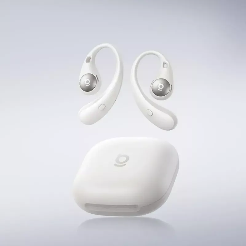 Ausinės Baseus Eli Sport 2 TWS belaidės, ausų kabliukai, intraaurinės, 20–40000 Hz, baltos