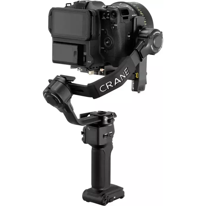 Gimbal Zhiyun Crane 4 3 ašių stabilizatorius iki 10 val. baterijos veikimo laiko