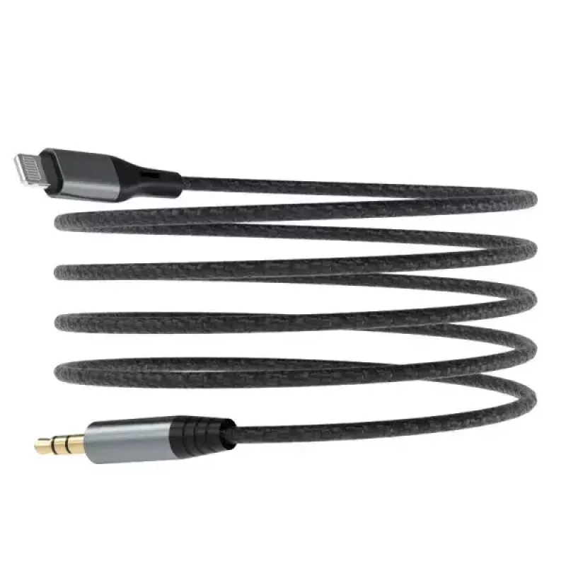 DUDAO garso laidas Lightning – mini lizdas 3,5 mm 1 m pilkas L11PRO