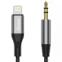 DUDAO garso laidas Lightning – mini lizdas 3,5 mm 1 m pilkas L11PRO