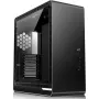 Jonsbo UMX6 Midi-Tower PC korpusas su grūdinto stiklo šonine sienele, juodas