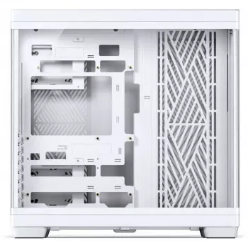 PC korpusas Jonsbo TK-4 WHITE Midi-Tower ATX su grūdintu stiklu, baltas