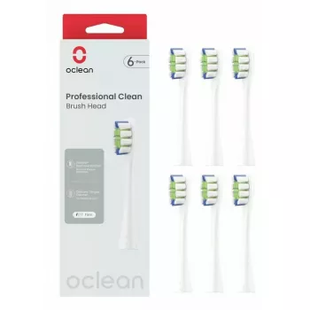 Šepetėlių galvutės Oclean P1C1 W06 6 vnt. Baltos itin minkštos