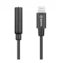 Laidas mobiliajam telefonui BOYA BY-K3 Juodas 3.5mm Lightning