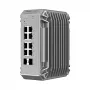 Valdomas L2 tinklo jungiklis Ruijie RG-NIS3100-8GT2SFP-HP — 8× Gigabit RJ-45, 2× SFP, PoE, 12–56V DC, 20 Gbit/s, 8000 MAC, Pilka