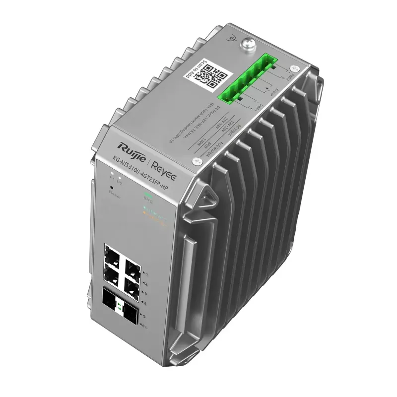 Valdomas tinklo jungiklis Ruijie Networks RG-NIS3100-4GT2SFP-HP L2 Gigabit Ethernet PoE
