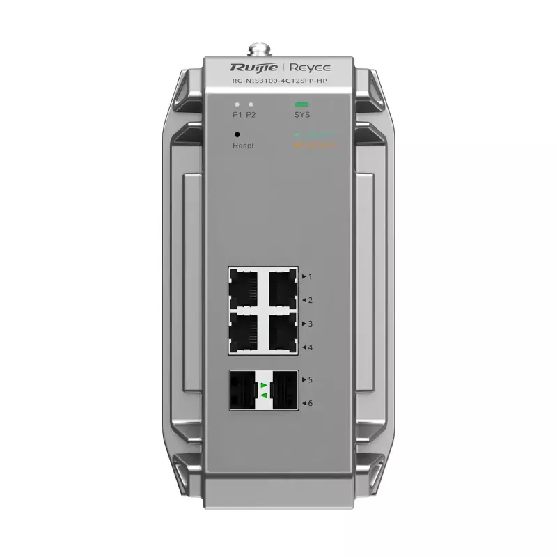 Valdomas tinklo jungiklis Ruijie Networks RG-NIS3100-4GT2SFP-HP L2 Gigabit Ethernet PoE