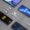 Ausinės į ausis Dudao X14PROL-W1 su Lightning jungtimi