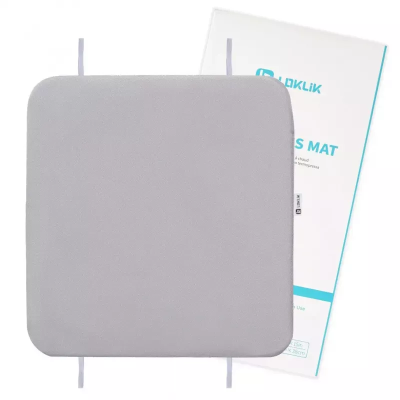 LOKLiK SG-GJ-0057-US-L-B2B karščio preso kilimėlis pilkas 381x381 mm