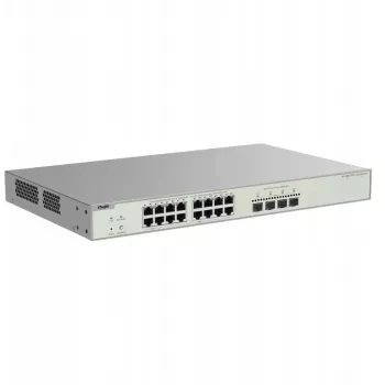 Valdomas tinklo jungiklis ASUS RG-NBS3300-16MG4XS-HP — 20 prievadų: 16×2.5GE, 4×SFP+, 4 PoE++ +12 PoE+, 370W, stelažinis, L2+
