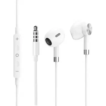 Laidinės ausinės Samsung Dawnkey Magnetic Earphone su 3,5 mm lizdu, baltos