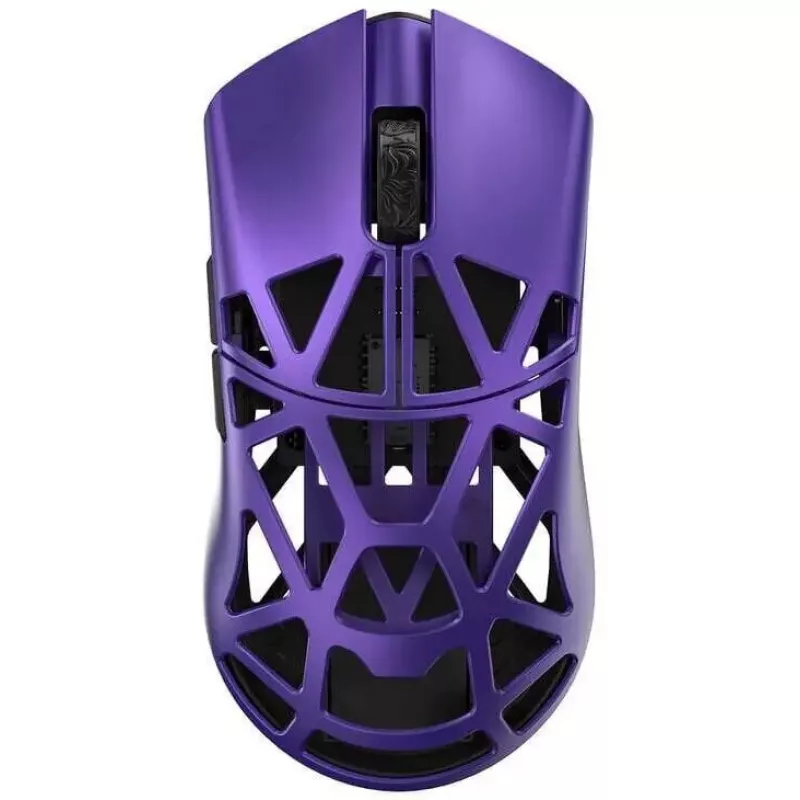 WLMouse Beast X Mini Pro Solid Sides žaidimų pelė su Omron optiniais jungikliais, violetinė