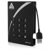 Išorinis kietasis diskas Apricorn 2TB USB 3.2 Gen 1 Aegis Padlock