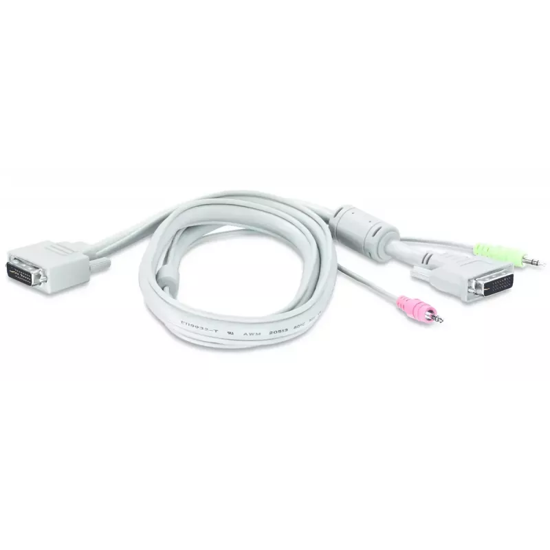 KVM jungiklis Trendnet TK-204UK 2 prievadų DVI USB su garso komplektu