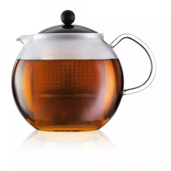 Bodum Assam vienvietis arbatinukas 1500 ml juodas permatomas