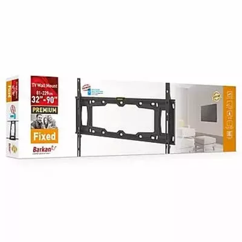Barkan E400+ TV laikiklis 2.29 m Juodas 60 kg