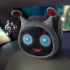 Benbat OLY pilkas automobilinis veidrodėlis kūdikiams, montuojamas ant galvos atramos
