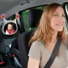 Benbat OLY pilkas automobilinis veidrodėlis kūdikiams, montuojamas ant galvos atramos