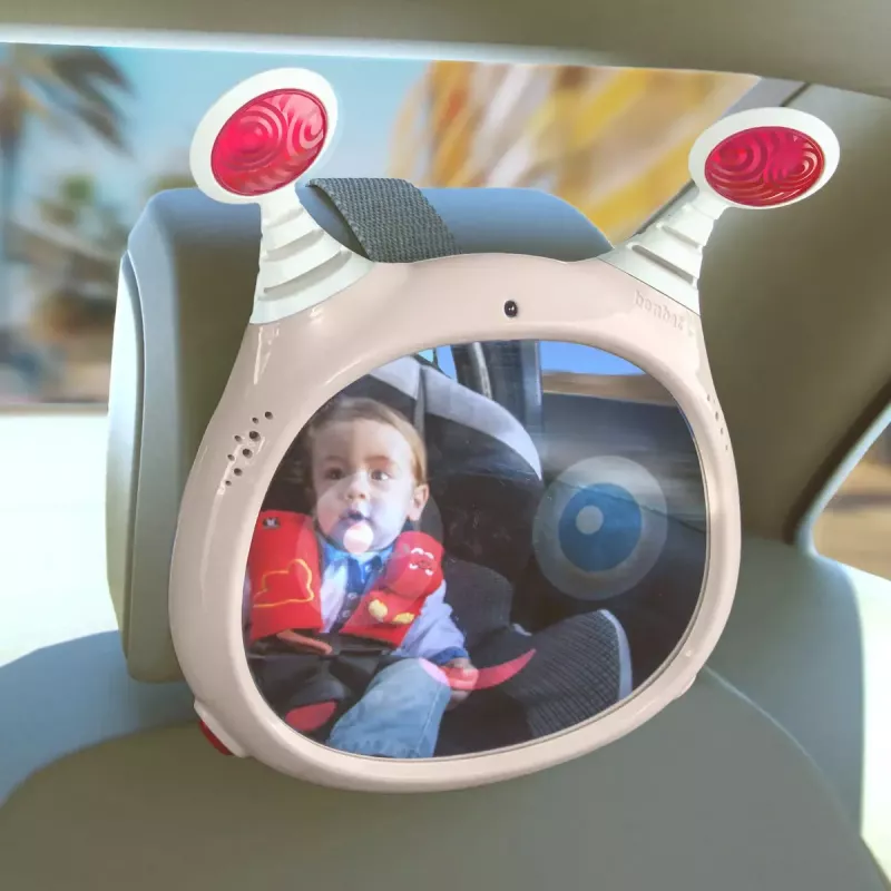 Automobilinis veidrodėlis kūdikio stebėjimui Benbat OLY šviesiai ruda