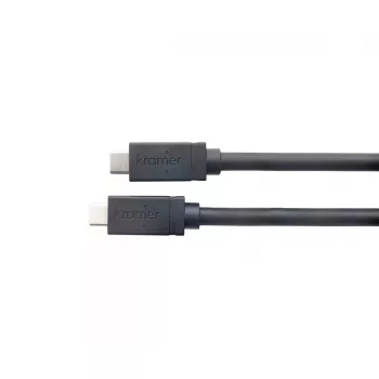 USB laidas Kramer Electronics CA–U32/FF–15 USB 3.2 Gen 2 4,6 m USB B USB C juodas