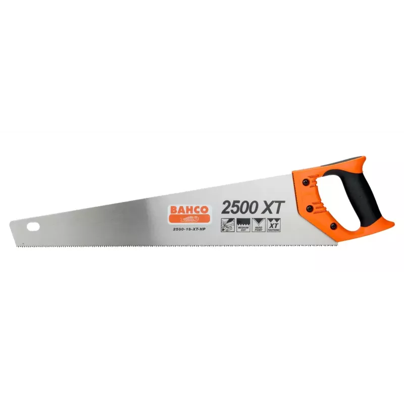 Pjūklas nugarinis Bahco 2500-22-XT-HP 55 cm juodas oranžinis nerūdijantis plienas