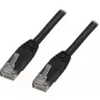 Deltaco TP-611S RJ-45 Cat6 tinklo kabelis 1,5 m juodas