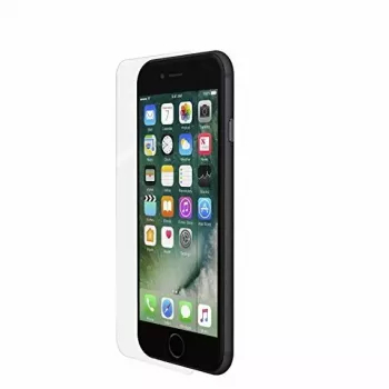 Grūdinto stiklo apsauginis stikliukas iPhone 8/7/6s/6, Belkin „Edge to Edge“, Baltas