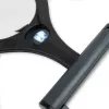 Padidinamasis stiklas Carson LumiCraft 2x su LED apšvietimu, baterijomis, juodas, 135×23×226 mm