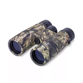 Žiūronai Carson JR 10x42 BAK-4 Roof, kompaktiškas kamufliažinis dizainas, 127×50,8×160 mm