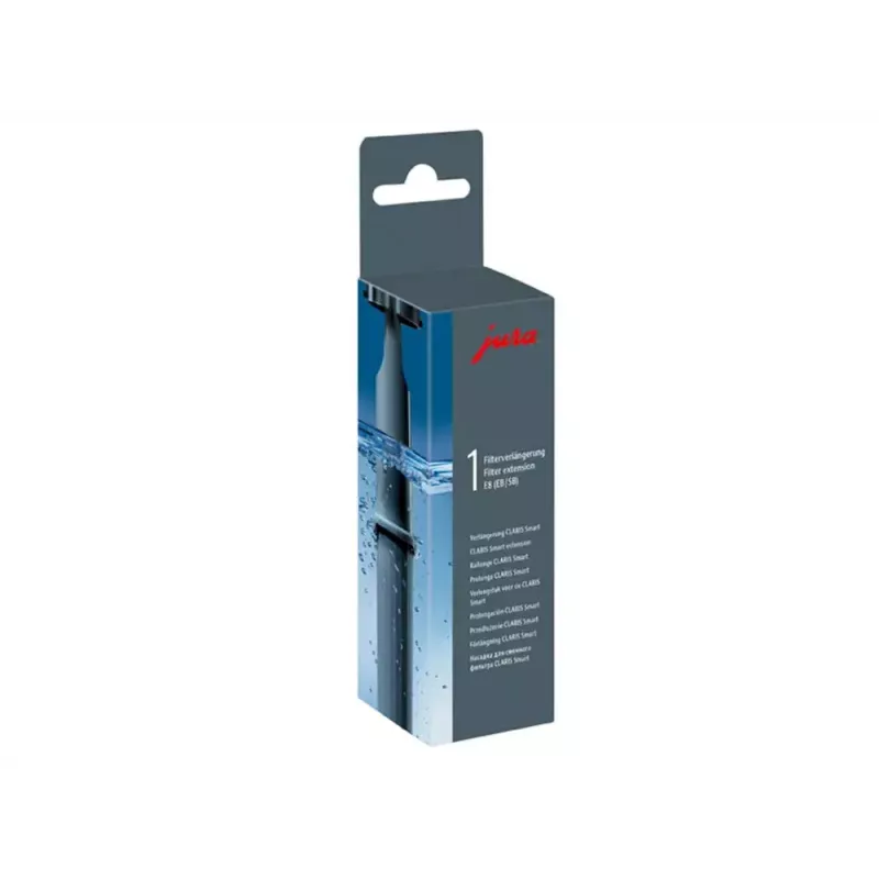 Prailginimas Jura kavos aparatų CLARIS filtro kasetėms – tinka E4 (EA), E6 (EC), E8 (EB) – 1 vnt.