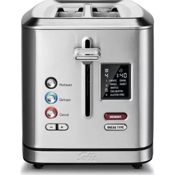 Skrudintuvas Solis Flex-Toaster 8004 su bandelių šildytuvu, nerūdijantis plienas