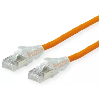 Tinklo kabelis Dätwyler Cables 21.05.0517 Oranžinis 1 m Cat6a S/FTP