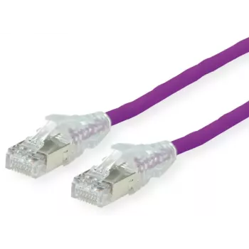 Tinklo kabelis Dätwyler 21.05.0516 Violetinė 1m Cat6a S/FTP