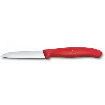 Daržovių peilis Victorinox Swiss Classic 8 cm, raudona rankena