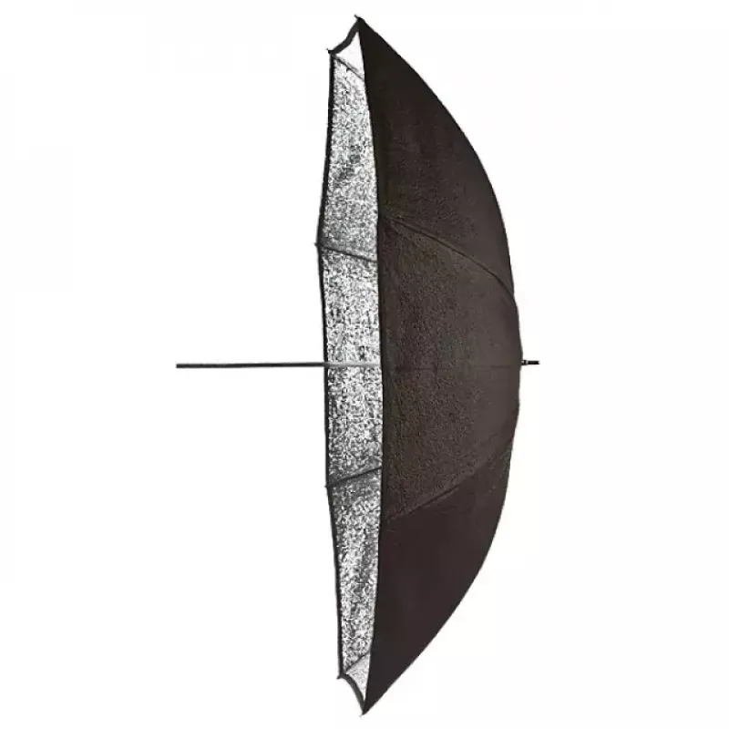 Elinchrom 26062 atšvaito skėtis juoda sidabrinė permatoma, 83 cm